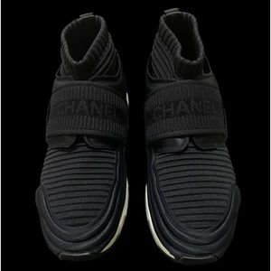 CHANEL Knit Sock Speed Sneakers